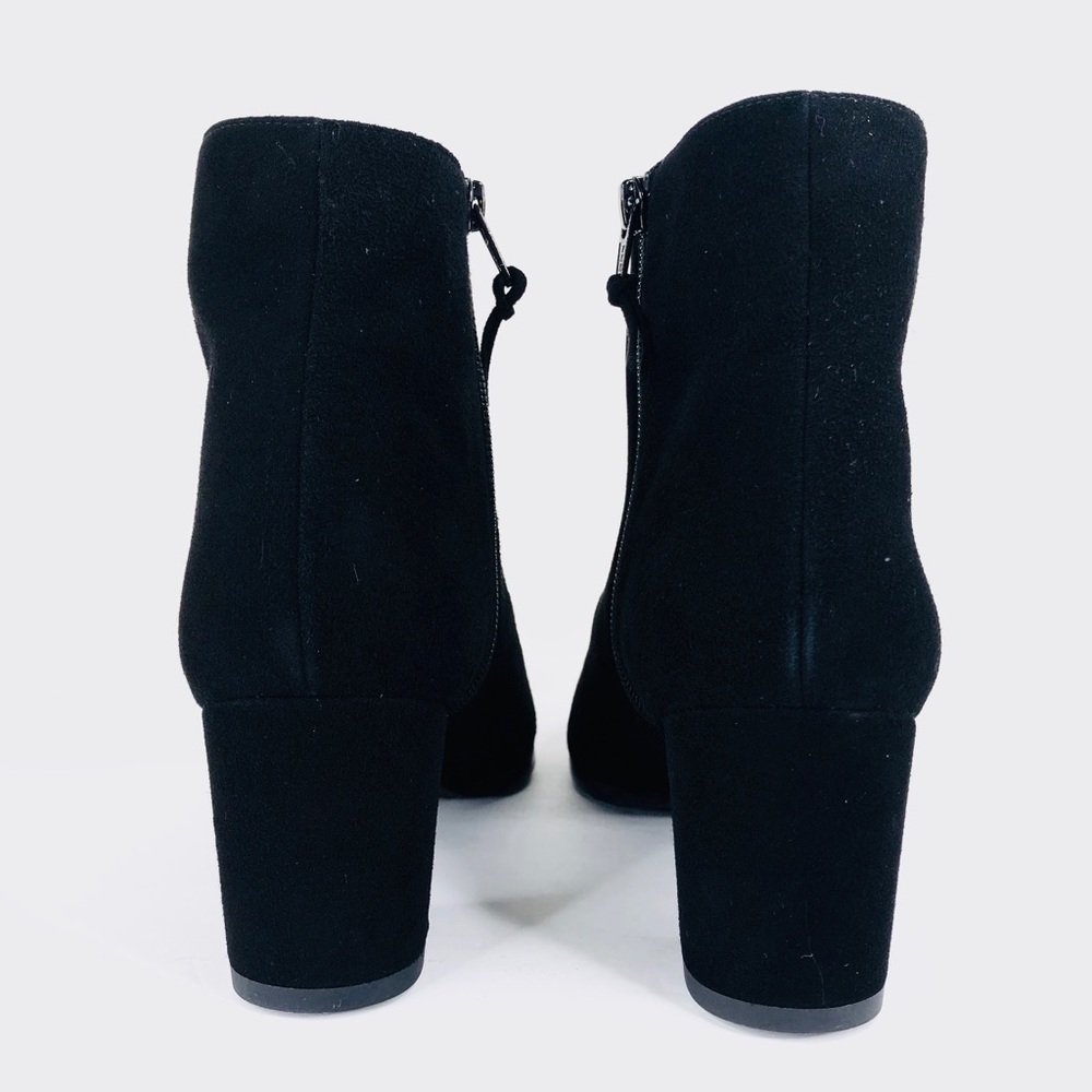 Stuart Weitzman Zepher Suede Ankle Bootie Boots - Picture 6 of 14